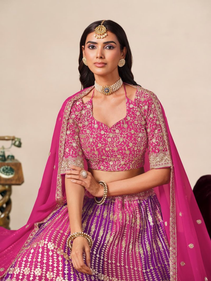 Mehvish Vol 38 By Dani Creation Faux Georgette Designer Lehenga Choli